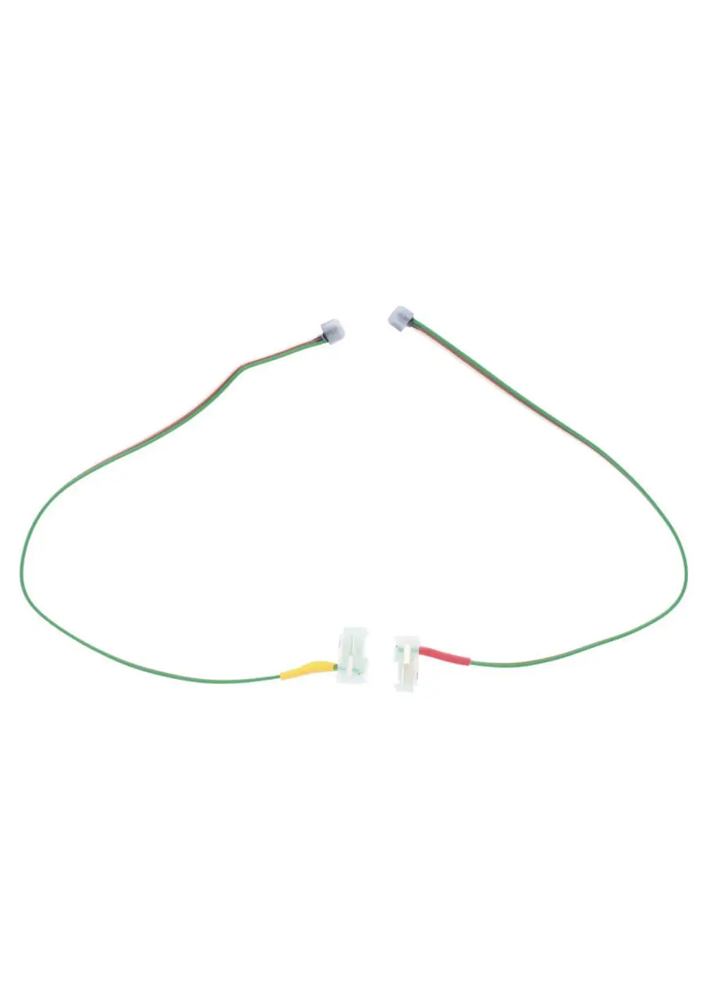 Zwei Kabel mit Anschlusssteckern, verwendet in einem Judo-System für die Übertragung elektrischer Signale. Die Kabel sind farblich markiert und verfügen über Anschlussklemmen.